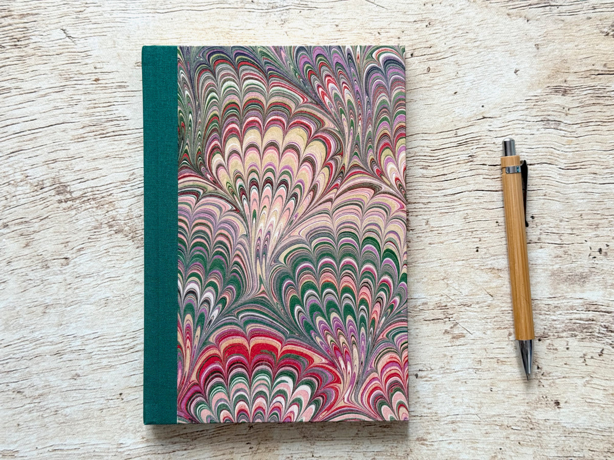 Carnet de notes A5 fait main, couverture au choix