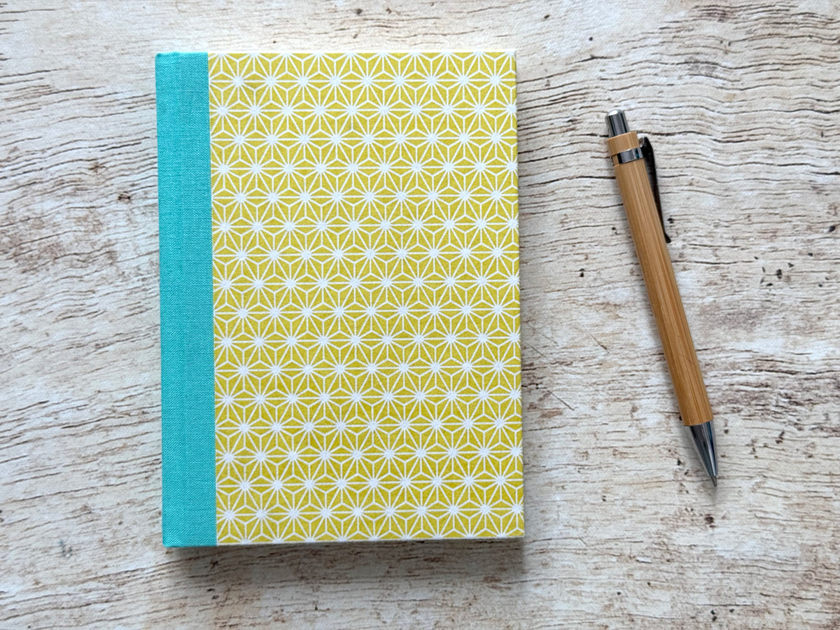Carnet de notes moyen fin, fait main, couverture au choix