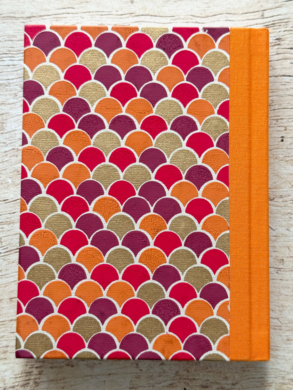 Carnet de notes format moyen épais, fait main, couverture au choix