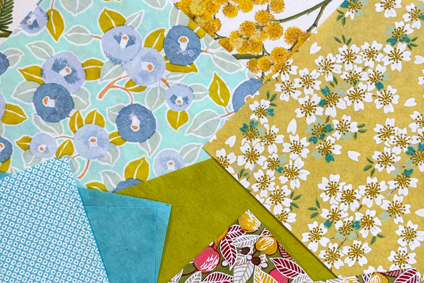 Pack de chutes de papiers décoratifs, scrapbooking et junk journal
