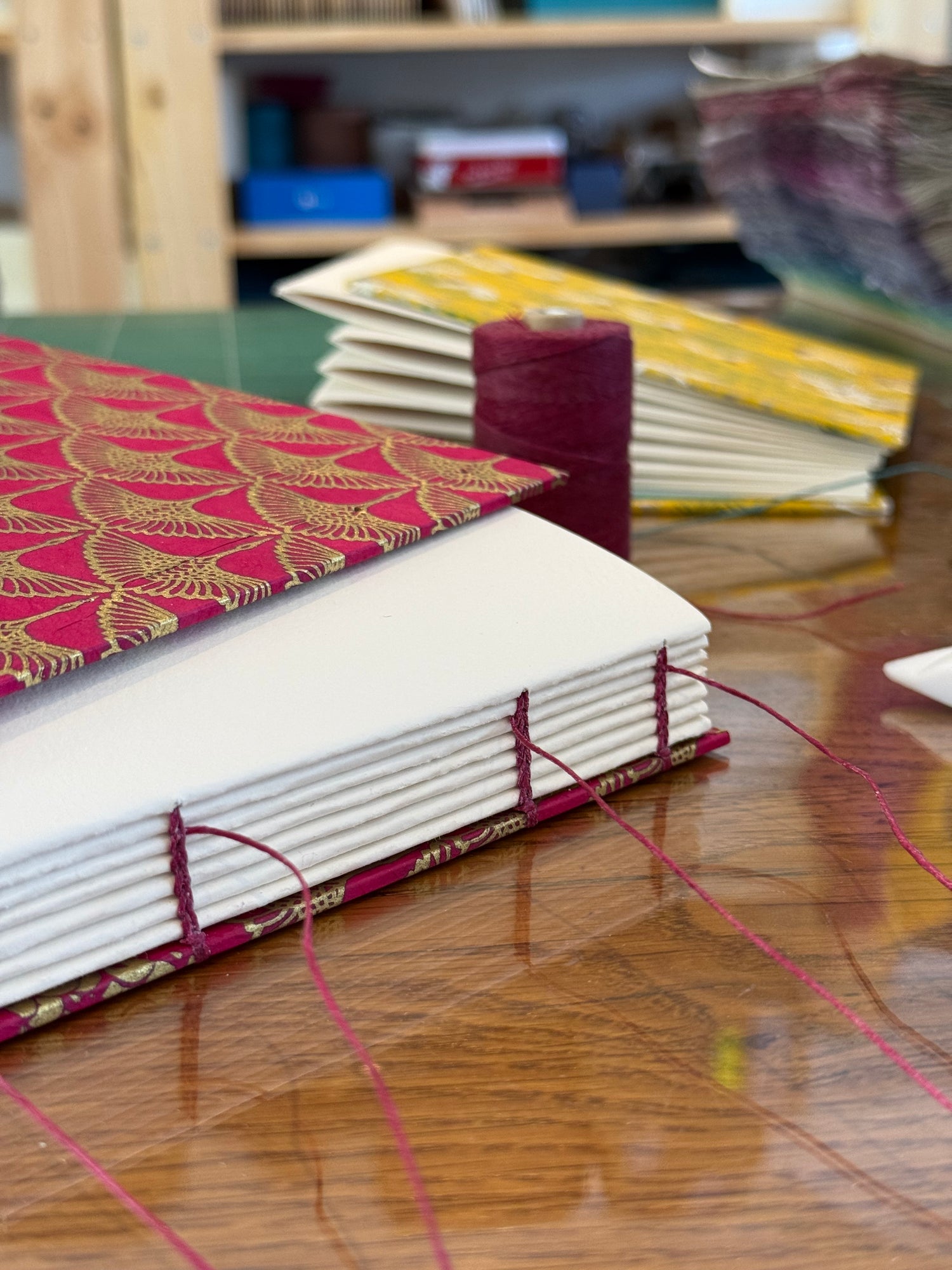 Carnets personnalisables faits main de L'atelier Reliure en Bretagne 