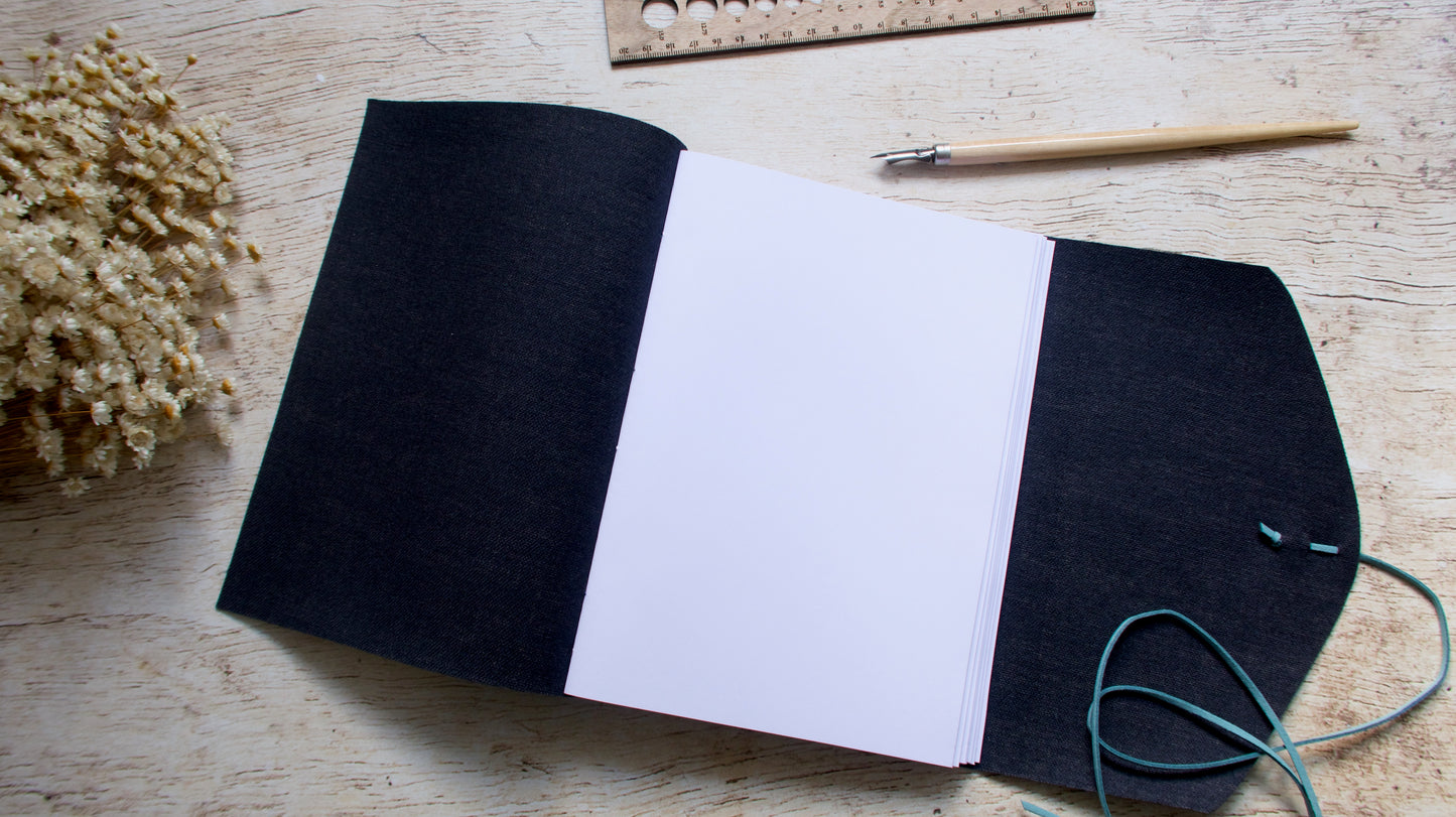 Carnet d'écriture format A5 – couverture en liège uni - couleur au choix