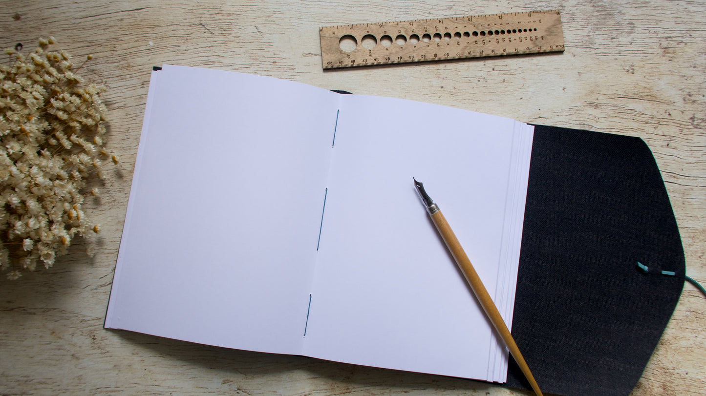 Carnet d'écriture format A5 – couverture en liège uni - couleur au choix