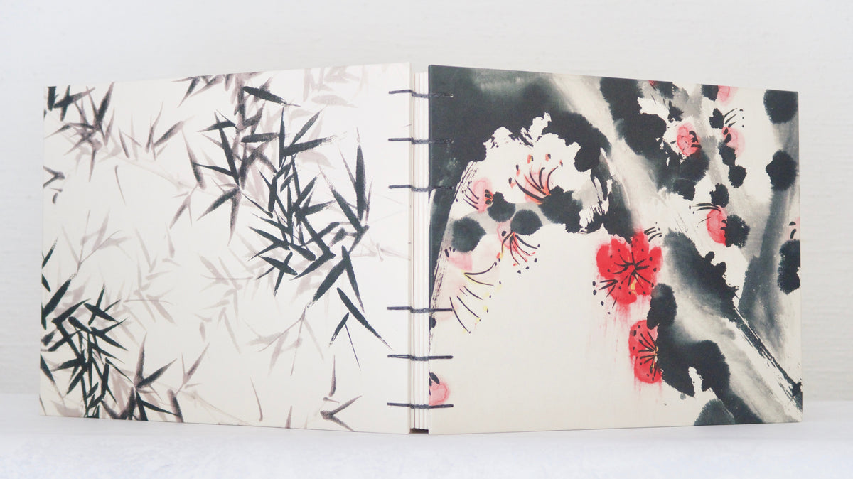 Carnet d'aquarelle personnalisable fait main, format A4 portrait ou paysage, papier Arches 300 g, reliure copte, fabriqué sur commande