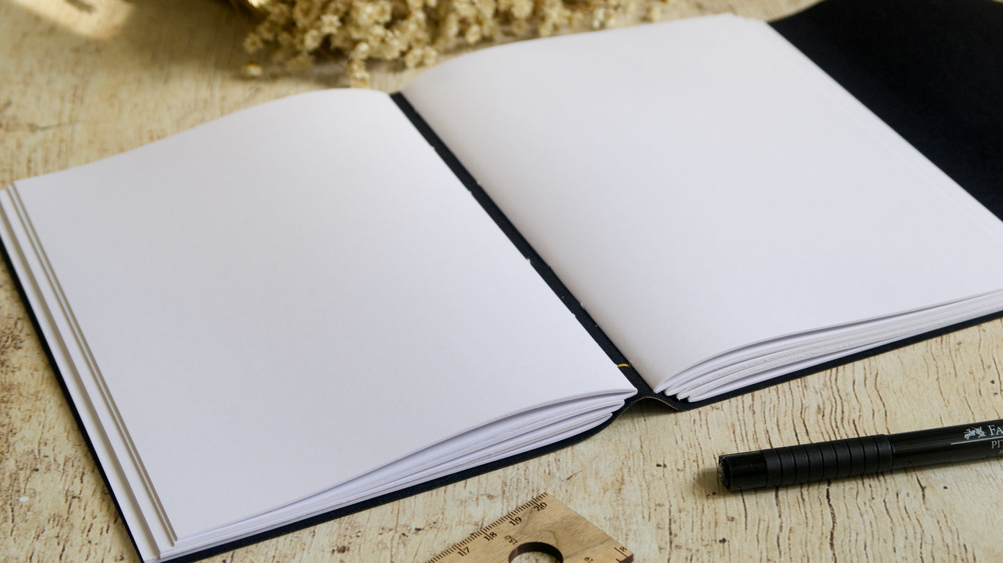 Carnet d'écriture format A5 – couverture en liège à motifs au choix