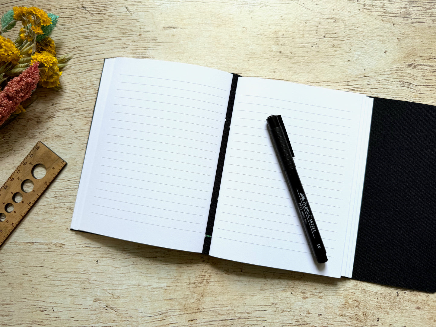 Carnet d'écriture format B6 – couverture en liège à motifs au choix