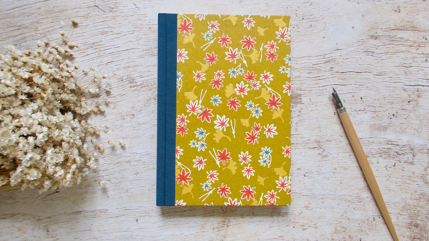 Carnet de notes A5 fait main, couverture au choix
