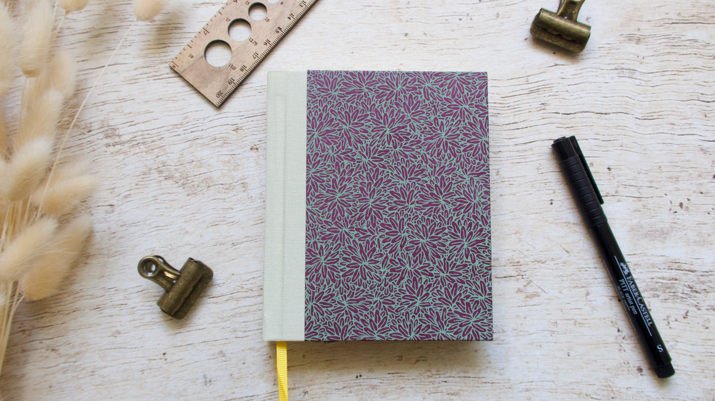 Journal perpétuel de 3 ou 5 ans personnalisable, couverture au choix, fait main sur commande