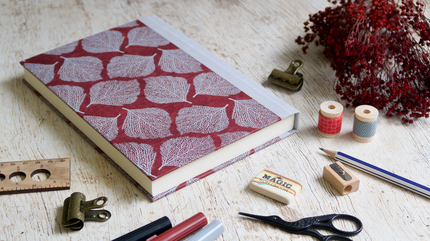 Bullet journal A5 personnalisable, couverture au choix, carnet à points fait main sur commande
