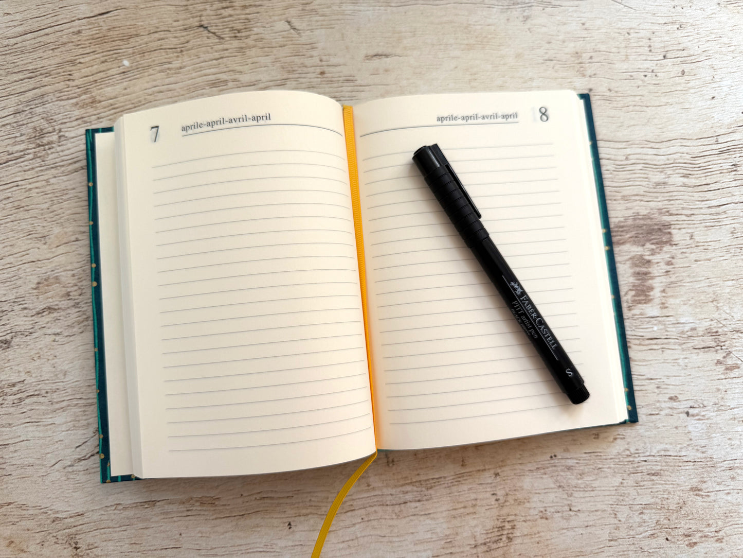 Agenda perpétuel - Lignes et pois
