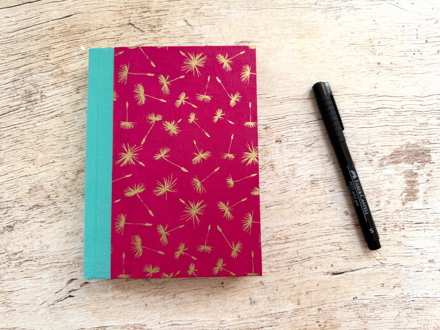 Carnet de notes format moyen épais, fait main, couverture au choix
