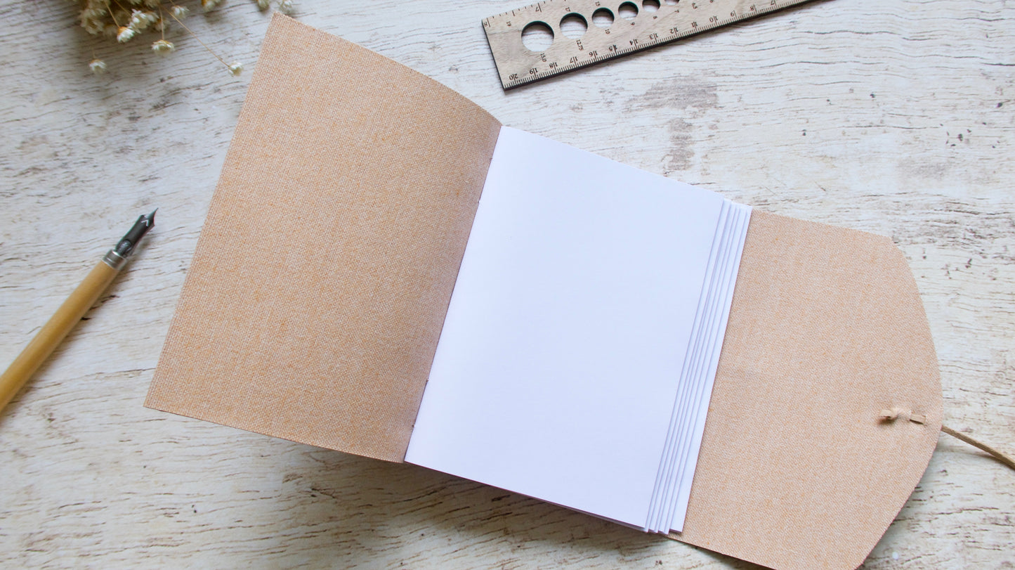 Carnet d'écriture format B6 – couverture en liège à motifs au choix