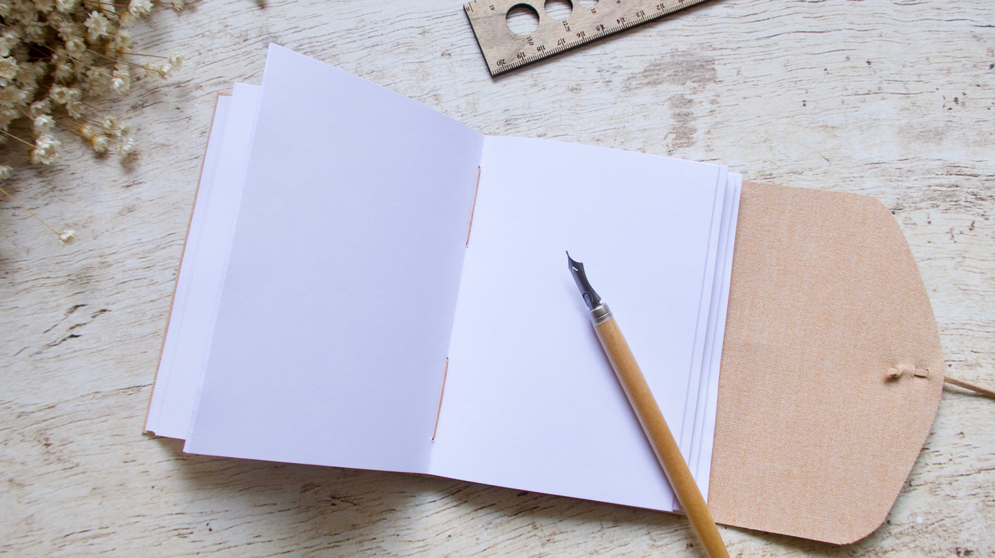Carnet d'écriture format B6 – couverture en liège à motifs au choix