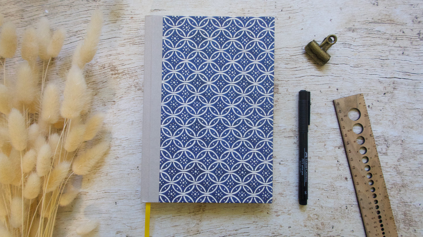 Journal perpétuel de 3 ou 5 ans personnalisable, couverture au choix, fait main sur commande