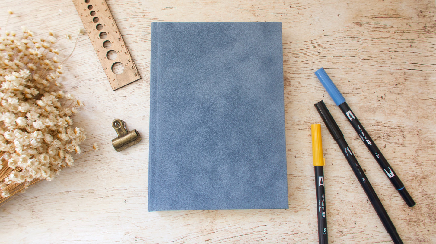 Bullet journal A5 personnalisable, couverture au choix, carnet à points fait main sur commande