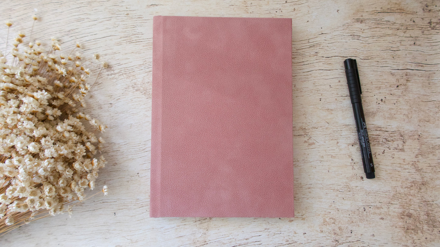 Carnet de notes A5 fait main, couverture au choix