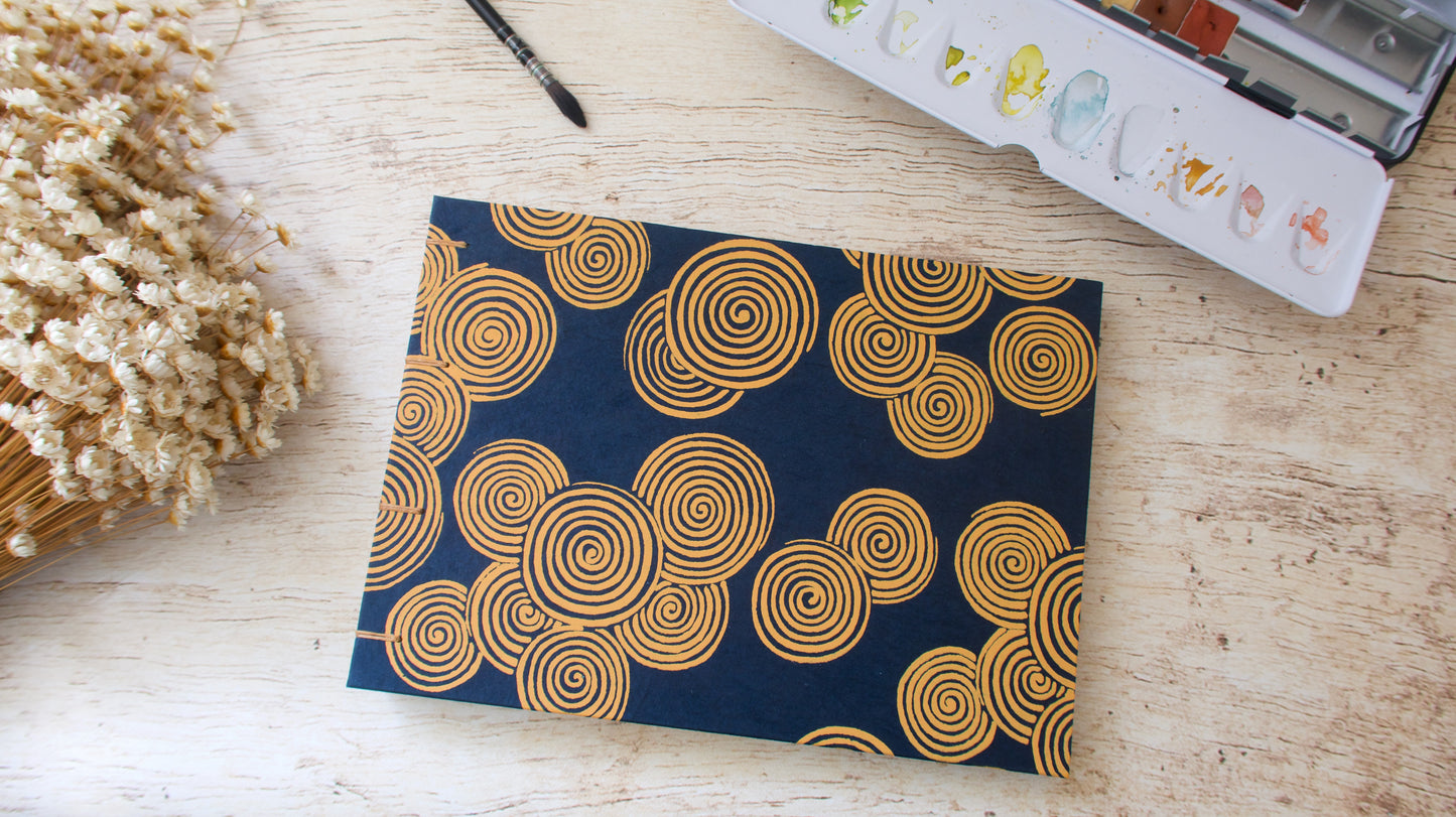 Carnet d'aquarelle Découverte Arches 3 grains - Reliure copte - Spirales