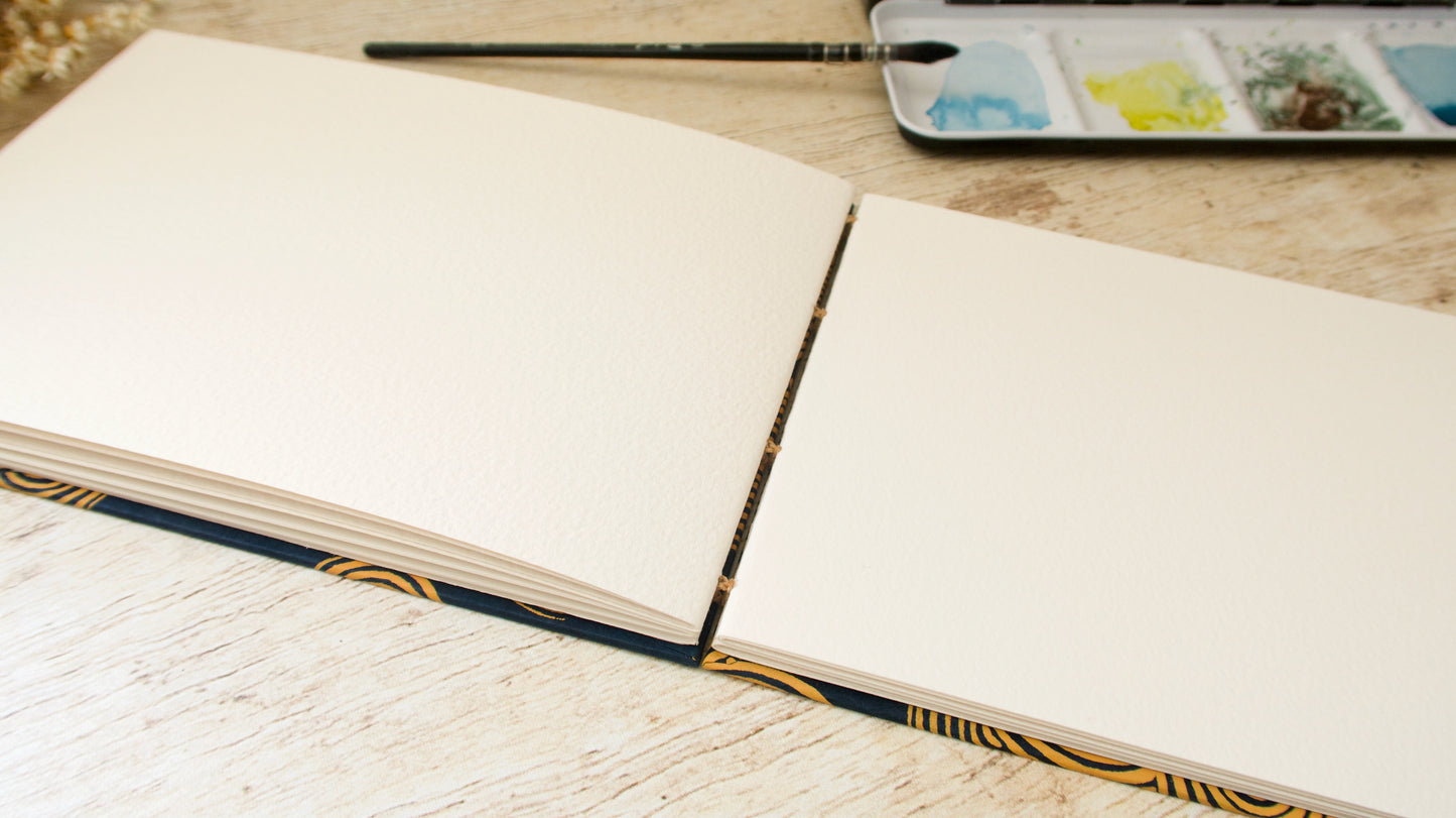 Carnet d'aquarelle Découverte Arches 3 grains - Reliure copte - Spirales