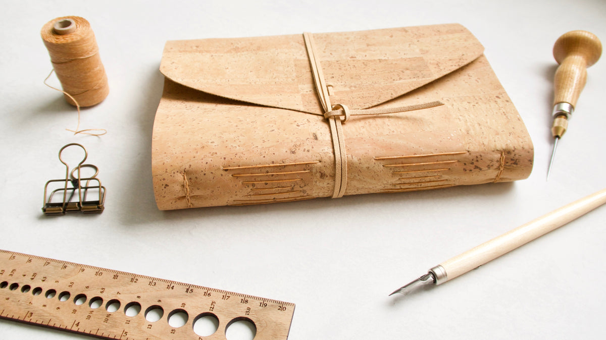 Carnet d'écriture format A5 – couverture en liège naturel
