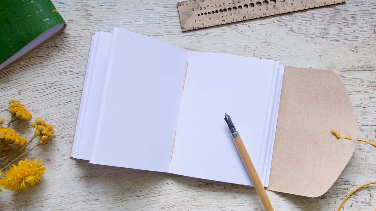 Carnet d'écriture format B6 – couverture en liège uni au choix